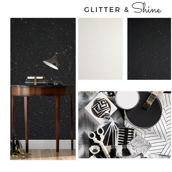 Black Glitter Wallpaper