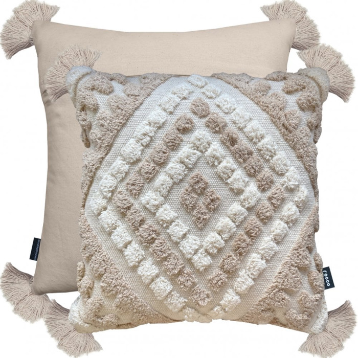 Cream Tufted Cushions