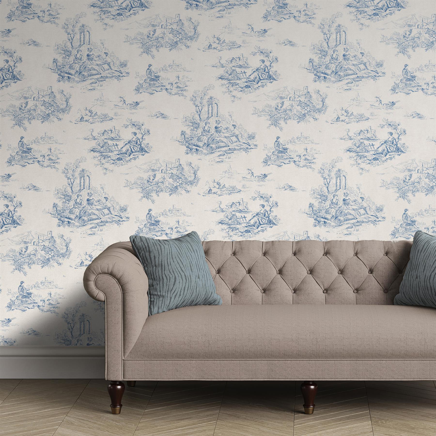 Graham  Brown Toile de Jouy Wallpaper  2Modern