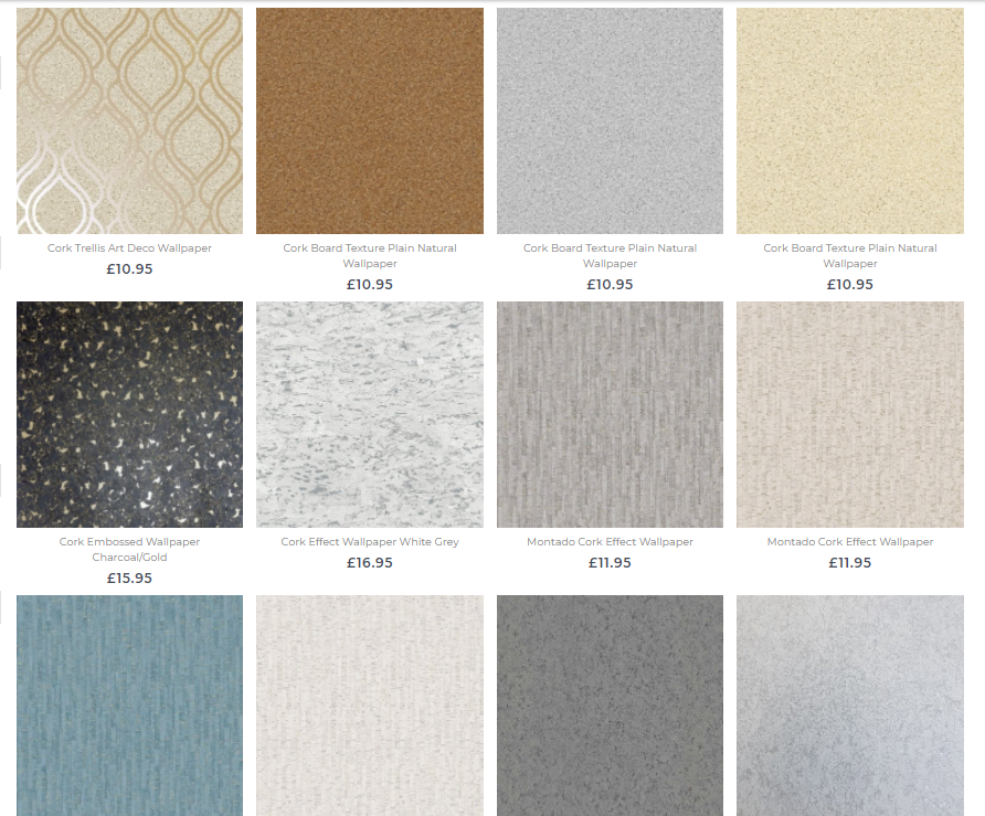 Cork Effect Wallpaper