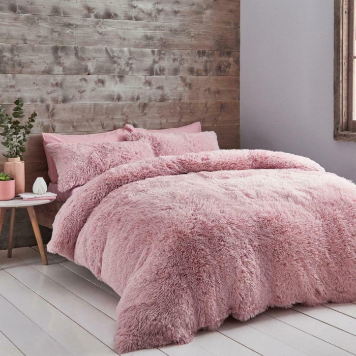 Fluffy Furry Pink Winter Duvet 