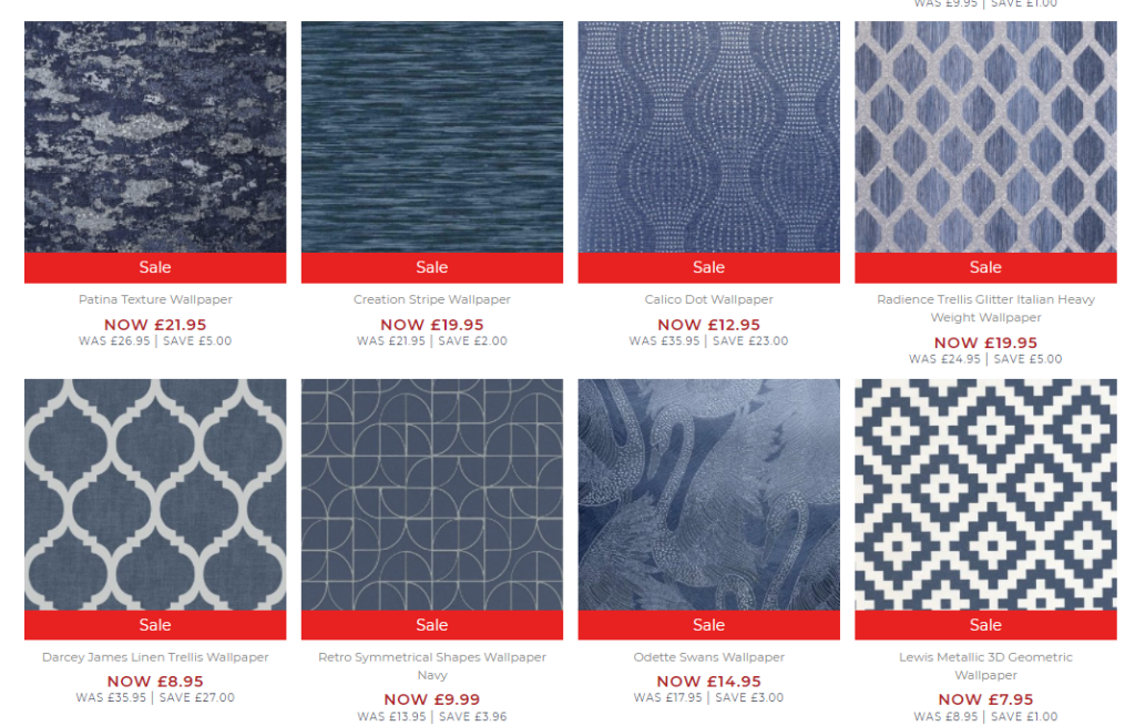 Clearance Wallpaper Sale