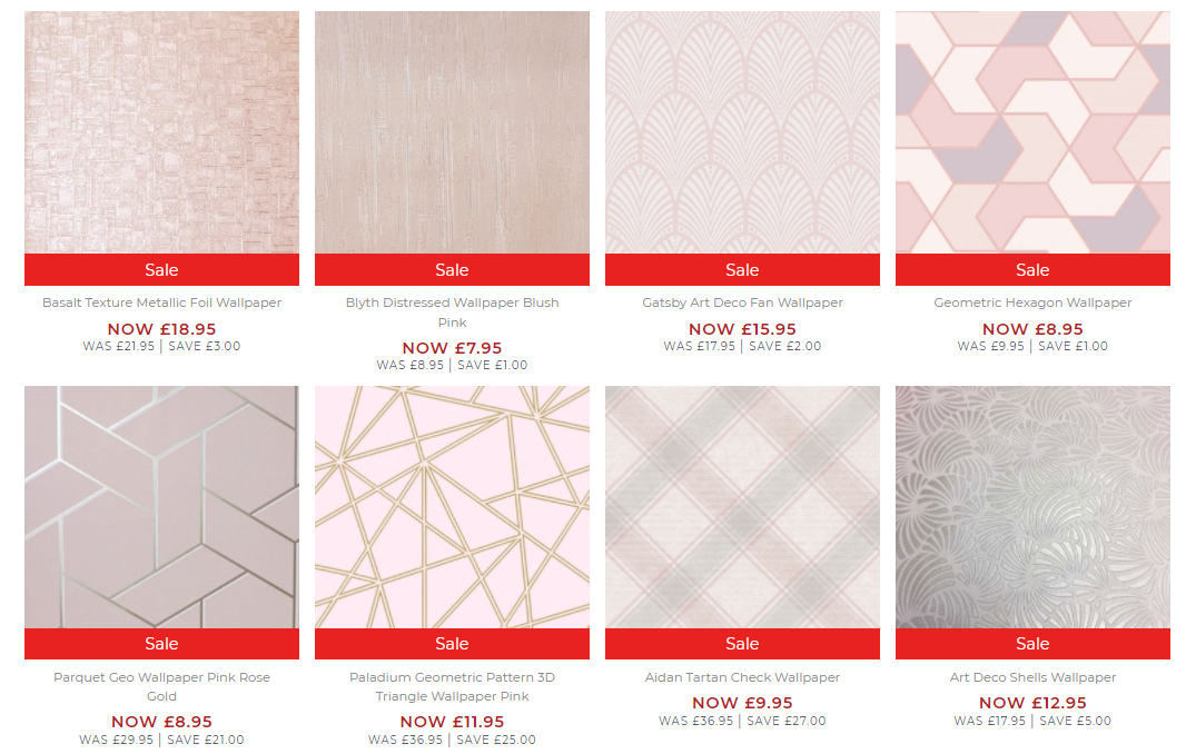 Clearance Wallpaper Sale