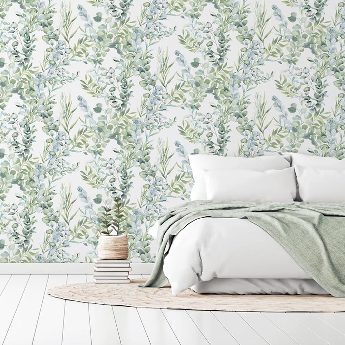 SAGE GREEN WALLPAPER