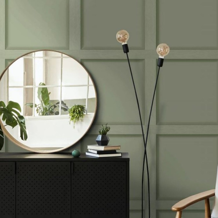 Sage Green Wood Panel Wallpaper www.wallpapershop.co.uk Holden Decor