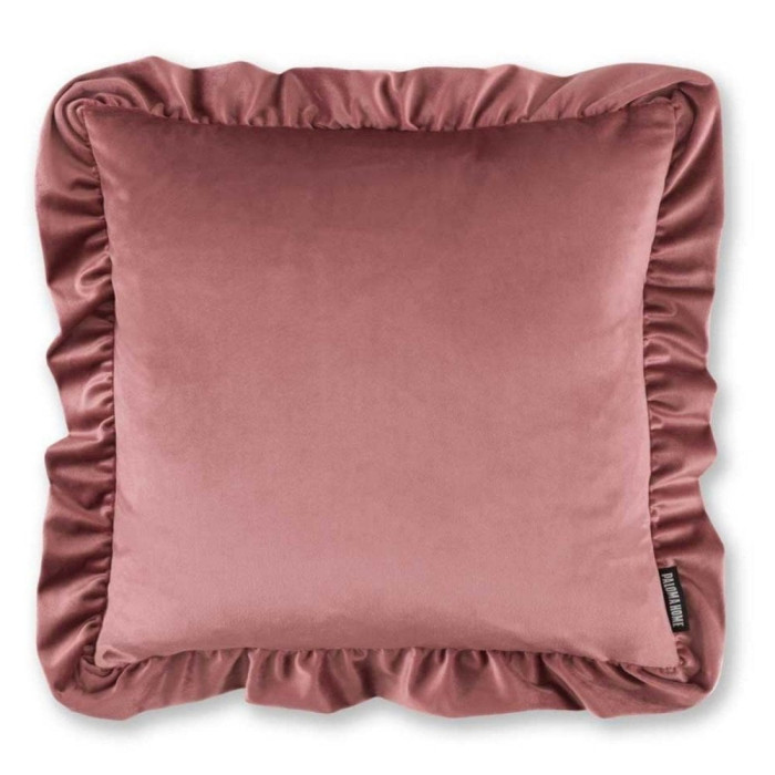 Pink Ruffle Cushion Paloma Faith Velvet 