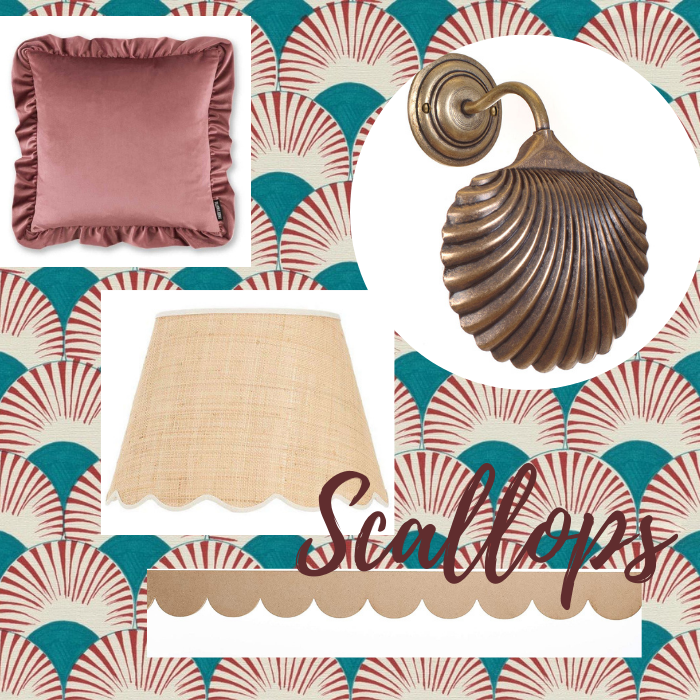 Scallop Wallpaper Ideas 