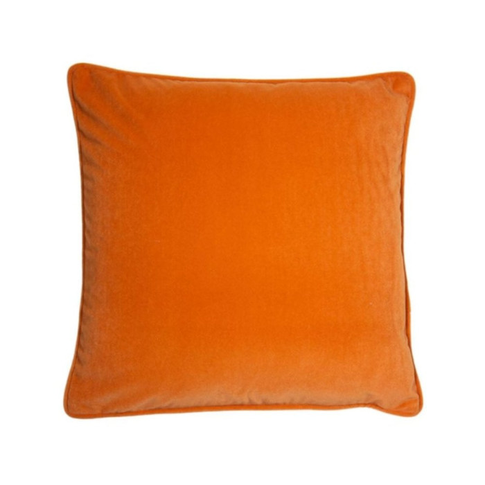 Malini Orange Velvet Cushion