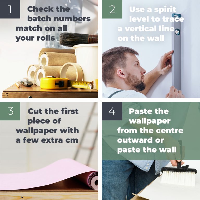 How to put up wallpaper