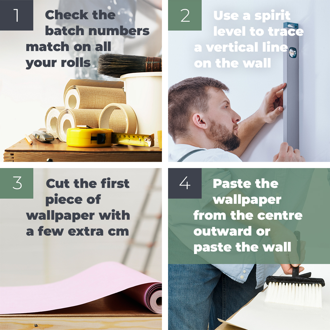 How to put up wallpaper