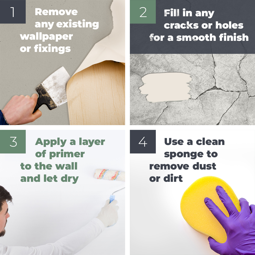 How to put up wallpaper inspiration for the home