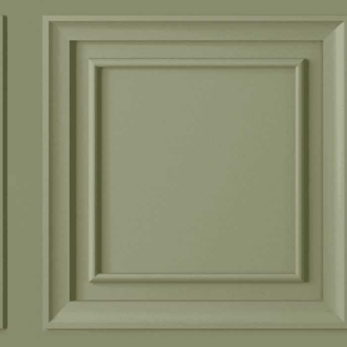 Sage wood panelling 