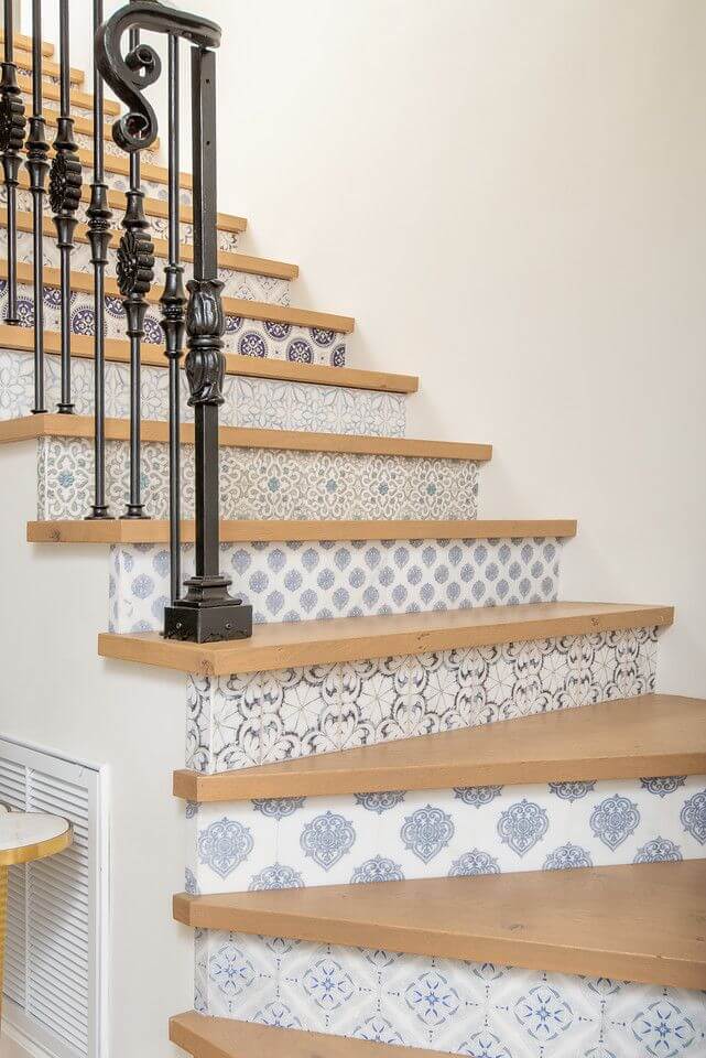 How To Wallpaper Your Stairs