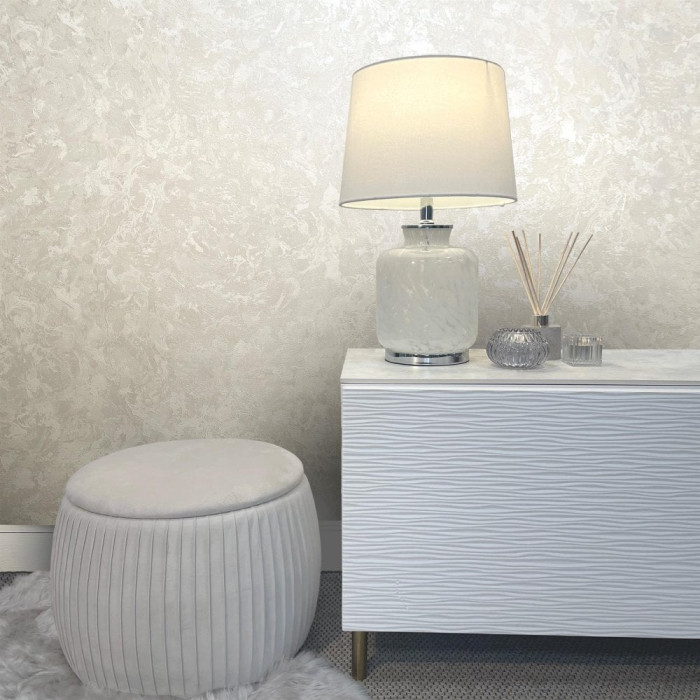 Ariana White Marble Wallpaper