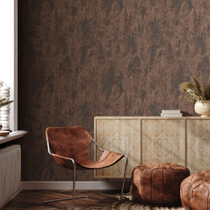 Brown textured wallpaper