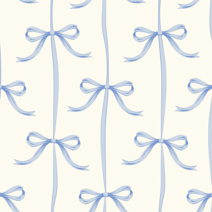 blue bow wallpaper